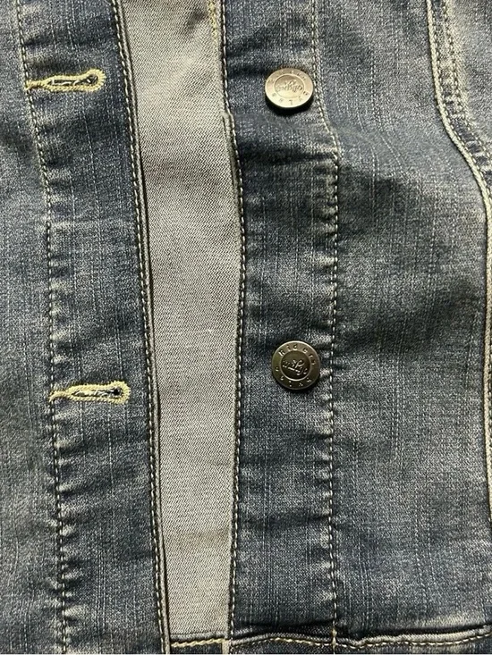 Vintage Women’s Lee Rider Indigo Jean Jacket Size XL - Picture 2 of 3